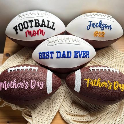 Custom College Football Mom Gift Embroidered