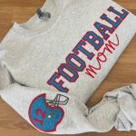 Baseball Mom Sweatshirt | Personalized Sleeve Name Game Day Pullover - Image 5